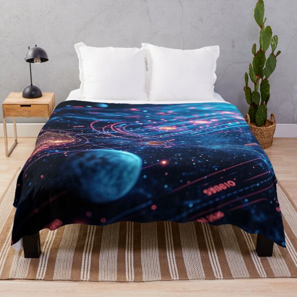 Item preview, Space Map with 3D Planets - Landscape designed and sold by jecphotography and art.
