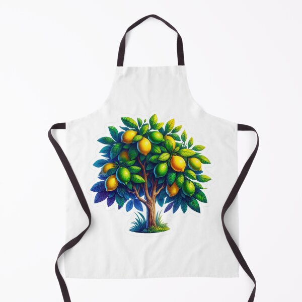 Item preview,  Yellow  Lemon And Lime Tree Bloom Tree Sticker Art designed and sold by mymagicstoreus.