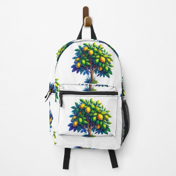 Item preview, Yellow Lemon And Lime Tree Bloom Tree Sticker Art designed and sold by mymagicstoreus.