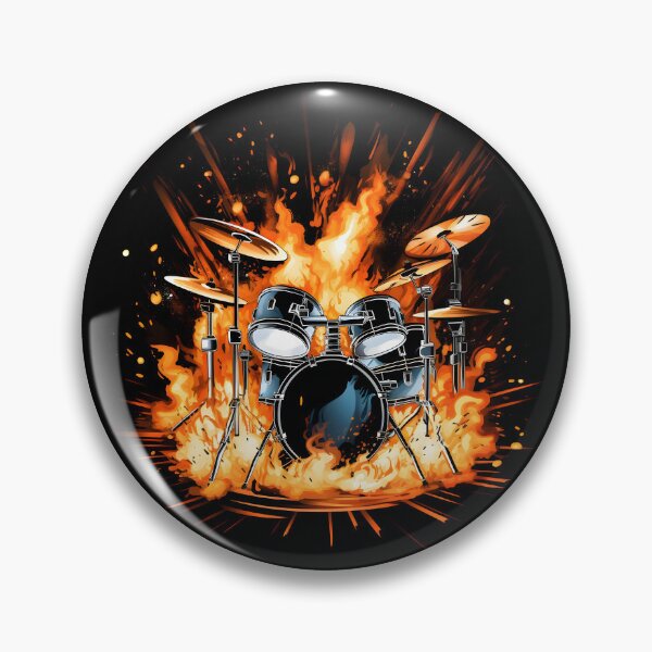 Item preview, Beat Blaze: Drumset in the Flames designed and sold by Melodic-Designs.