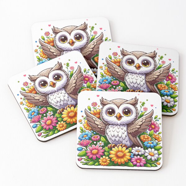 Item preview, Heartwarming Owl - Owl Blossom Collection designed and sold by OptimaArt.