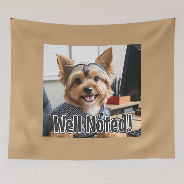 Item preview, AI-Generated Dog 02 "Well noted" designed and sold by Cliff-Qi.