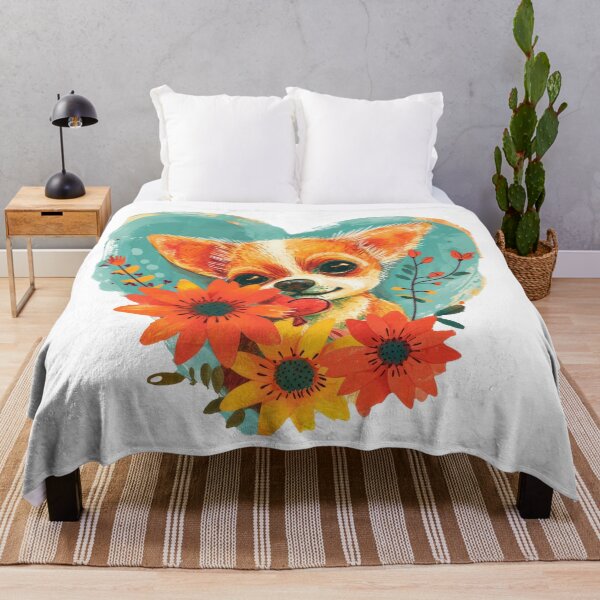 Item preview, Dogs love flowers - Illustration designed and sold by FlowersColorful.