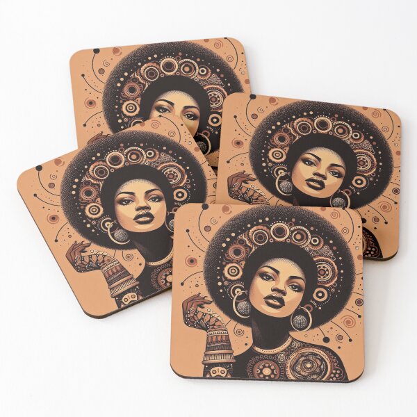 Item preview, Estampa Afro de Mulher Africana designed and sold by Priscilla Souza de Alcantara.