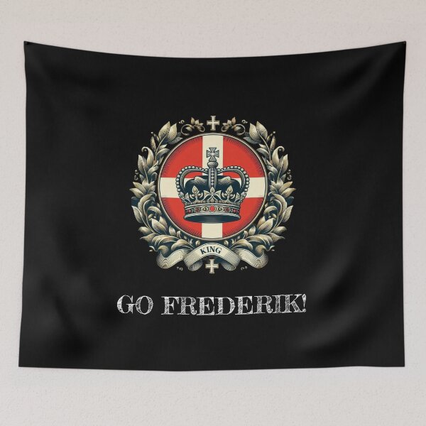 Item preview, Go King Frederik of Denmark designed and sold by HeadTurningArt.
