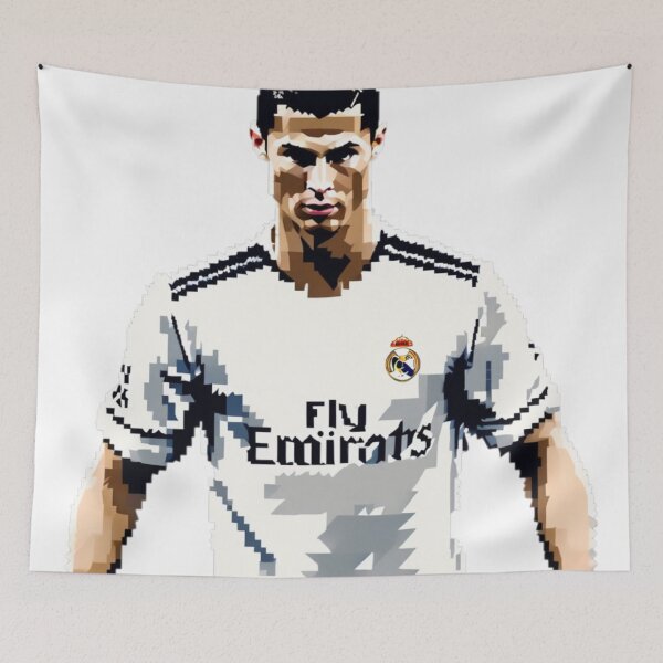 Item preview, Cristiano Ronaldo CR7 Game Time Pixel Artwork Futbol Soccer designed and sold by The-GOAT-Store.
