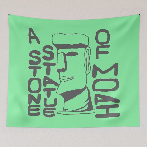 Item preview, a stone statue of moai designed and sold by zzzozzo.