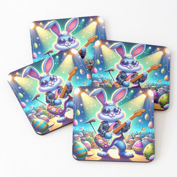 Item preview, Rock Star Easter Bunny in Concert designed and sold by Nicholson Street Creative.