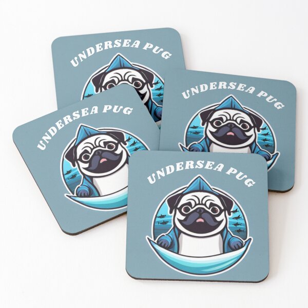 Item preview, Pug in Shark outfit designed and sold by woohoohoo.