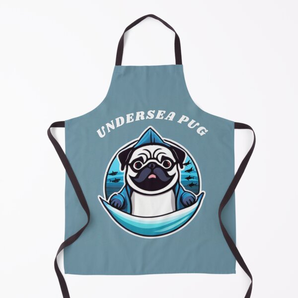 Item preview, Pug in Shark outfit designed and sold by woohoohoo.