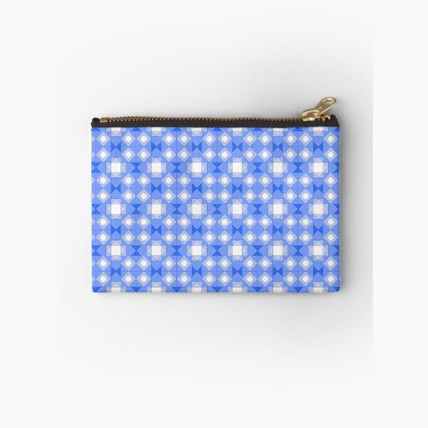 Item preview, Blue  shades of geometric abstract pattern designed and sold by coloryourwings.