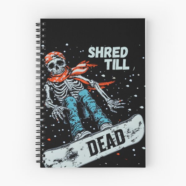 Item preview, Skeleton snowboard | Shred Till Dead designed and sold by GediaPrints.