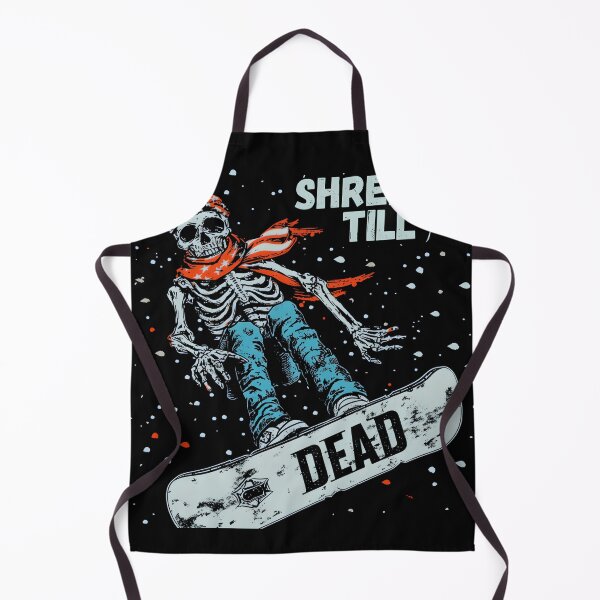 Item preview, Skeleton snowboard | Shred Till Dead designed and sold by GediaPrints.
