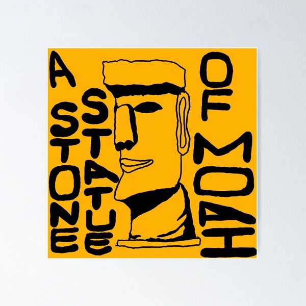 Item preview, a stone statue of moai designed and sold by zzzozzo.