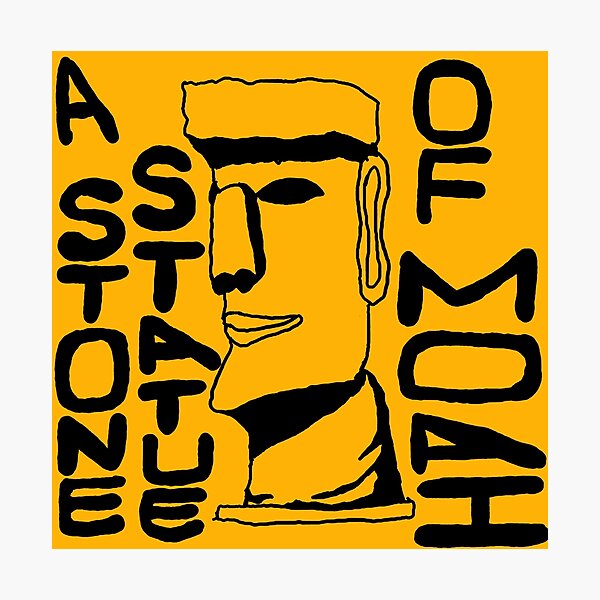 Item preview, a stone statue of moai designed and sold by zzzozzo.