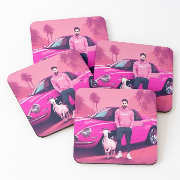 Item preview, Messi Welcome To Miami Goat Art Gift designed and sold by The-GOAT-Store.