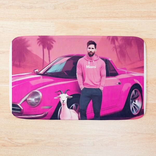 Item preview, Messi Welcome To Miami Goat Art Gift designed and sold by The-GOAT-Store.