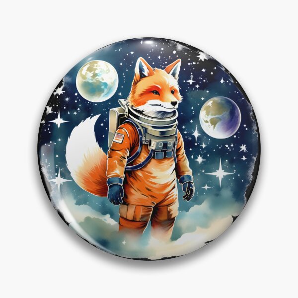 Item preview, Intergalactic Fox: Celestial Explorer designed and sold by WarpWorks.