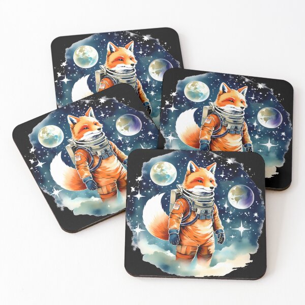 Item preview, Intergalactic Fox: Celestial Explorer designed and sold by WarpWorks.