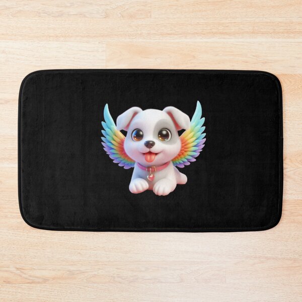 Item preview,  3D Cute Dog with Colorful Wings, Kawaii Dog with Wings, Adorable Cute Dog designed and sold by SnuggleSafari.