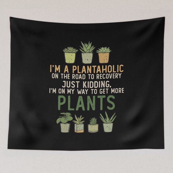 Item preview, I'm a Plantaholic - Plant Lover designed and sold by LazyCaat.