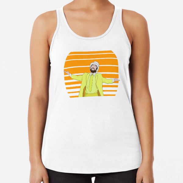 Retro Sunny Design Racerback Tank Top