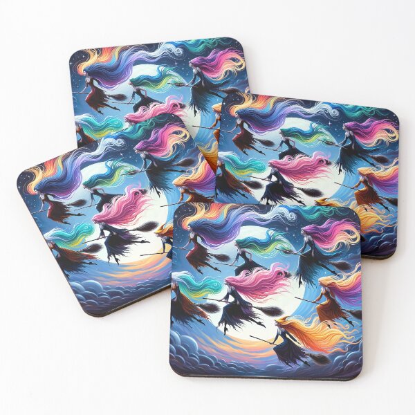 Item preview, Witches Flying designed and sold by Ethereal Visions.