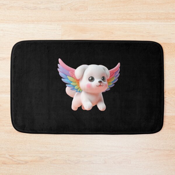 Item preview, 3D Cute Dog with Colorful Wings, Kawaii Dog with Wings, Adorable Cute Dog designed and sold by SnuggleSafari.