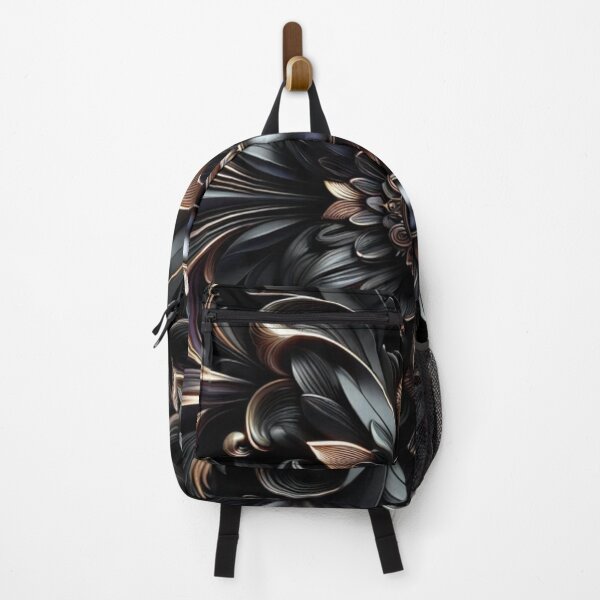 Item preview, Elegant Abstract Black Pearl Floral Artwork designed and sold by mymagicstoreus.