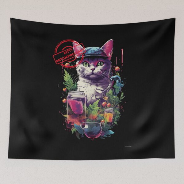 Item preview, Kitty Antidepressant designed and sold by MG-MagicGallery.