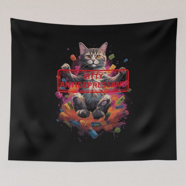 Item preview, Kitty Antidepressant designed and sold by MG-MagicGallery.