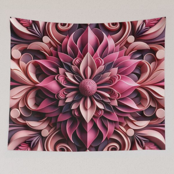 Item preview,   Elegant Abstract Pink Petal Floral Artwork designed and sold by mymagicstoreus.