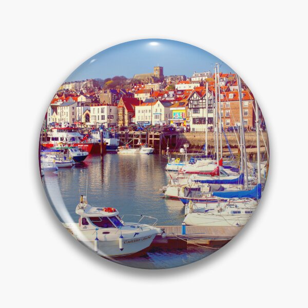 Item preview, Scarborough Harbour Golden Hour designed and sold by Alisonchambers2.