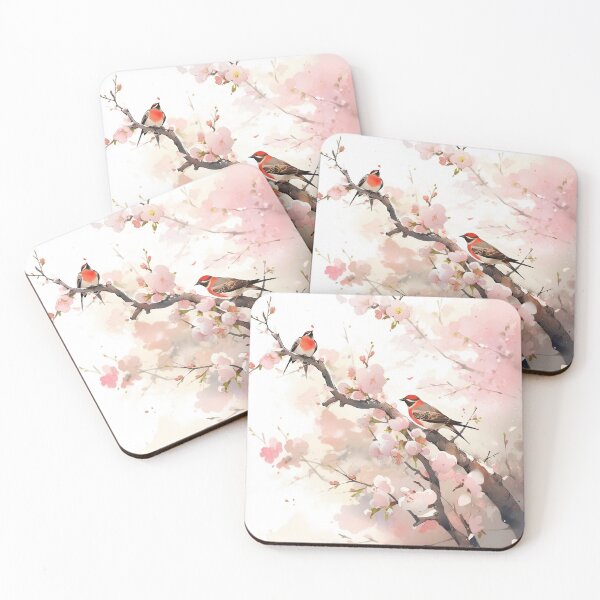 Item preview, Whimsical Feathers: Traditional Japanese Flora Bird Artworks designed and sold by ReiraNogami.