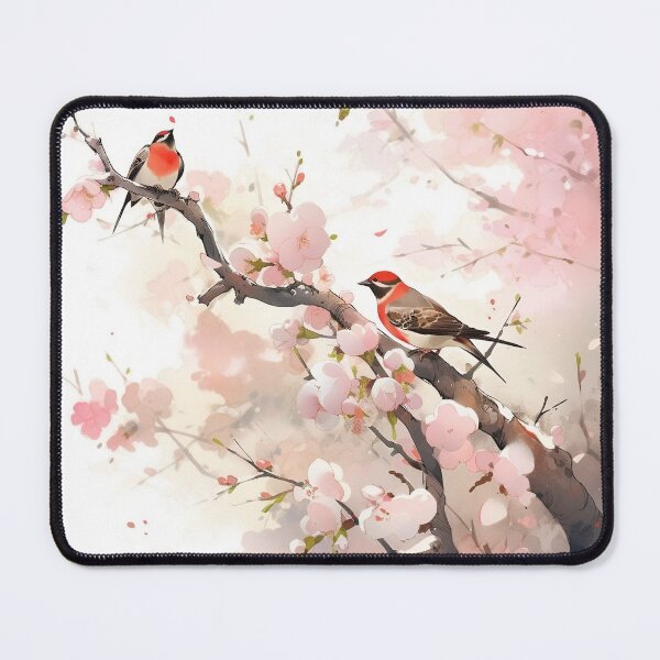 Item preview, Whimsical Feathers: Traditional Japanese Flora Bird Artworks designed and sold by ReiraNogami.