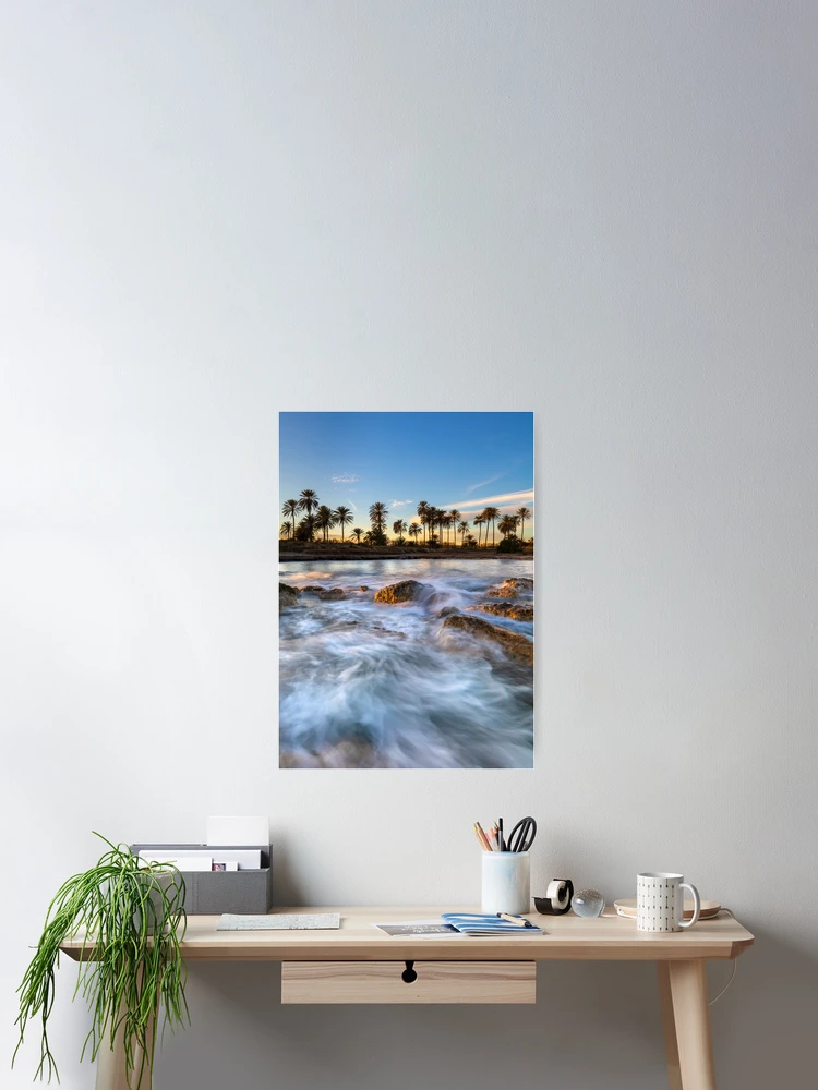 Thumbnail 2 of 3, Poster, Wavey Palms designed and sold by Ralph Goldsmith.