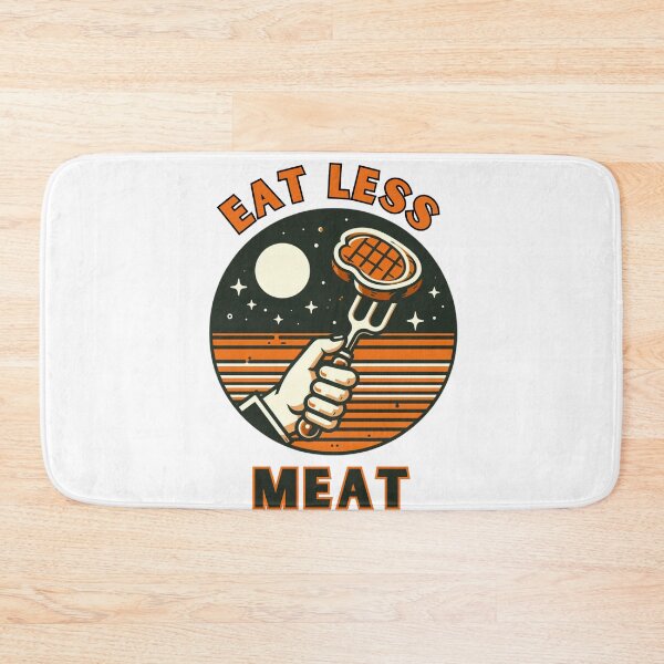 Item preview, Eat Less Meat designed and sold by Azrora.