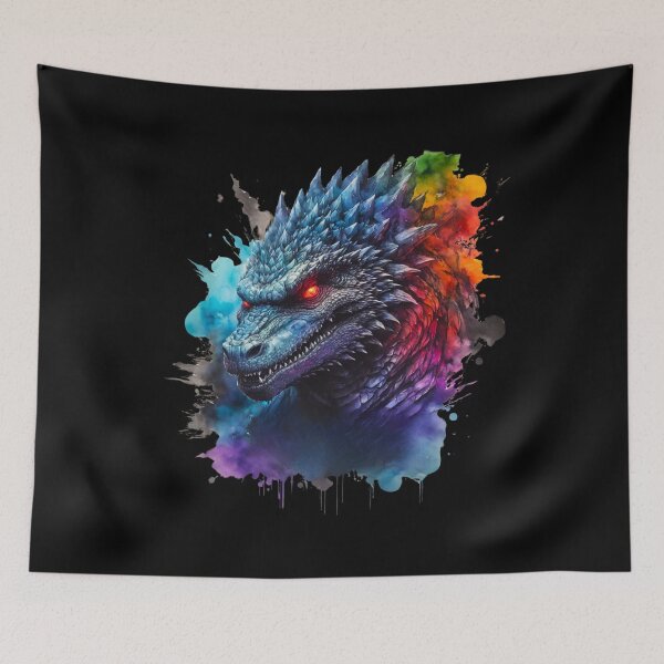Item preview, Watercolor Godzilla designed and sold by Marcicev-Bojan.