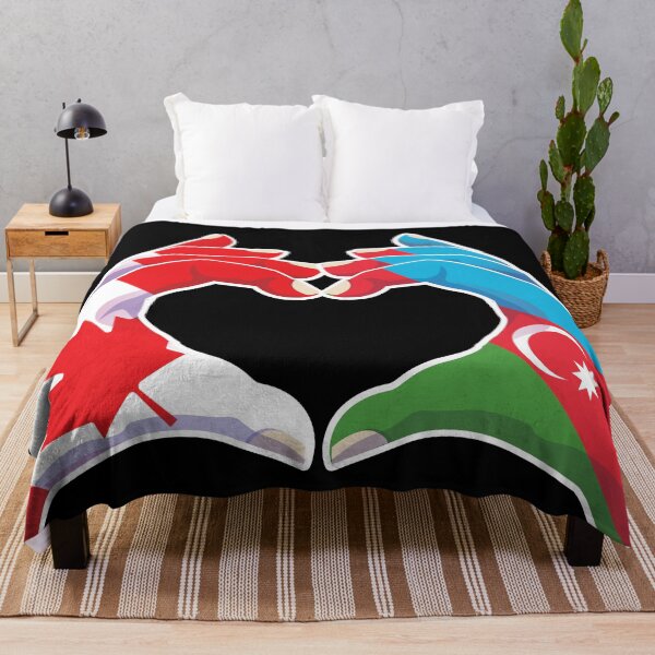 Item preview, Azerbaijan Azerbaijani Canadian Canada Love Heart Peace designed and sold by FlagX.