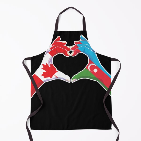 Item preview, Azerbaijan Azerbaijani Canadian Canada Love Heart Peace designed and sold by FlagX.