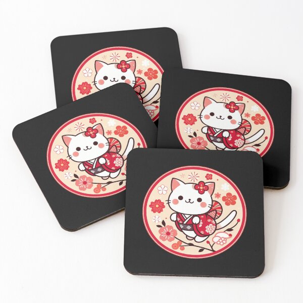 Item preview, Cute Cat in Japanese Style designed and sold by Azrora.