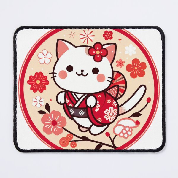 Item preview, Cute Cat in Japanese Style designed and sold by Azrora.
