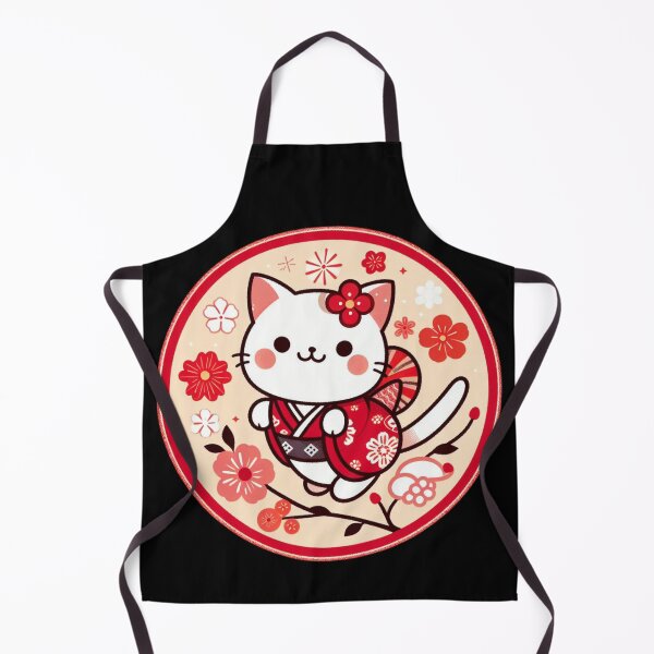 Item preview, Cute Cat in Japanese Style designed and sold by Azrora.