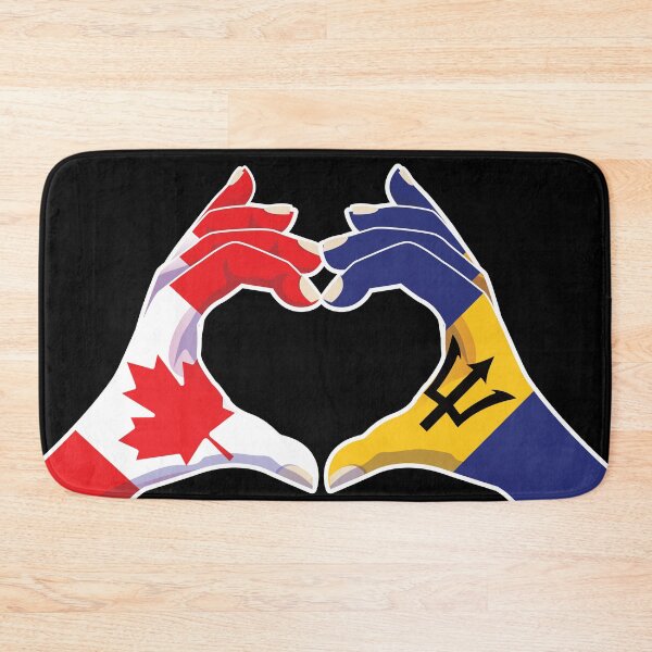 Item preview, Barbados Barbadian Canadian Canada Love Heart Peace designed and sold by FlagX.