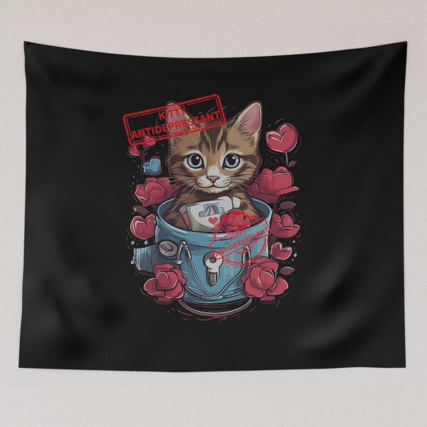 Item preview, Kitty Antidepressant designed and sold by MG-MagicGallery.