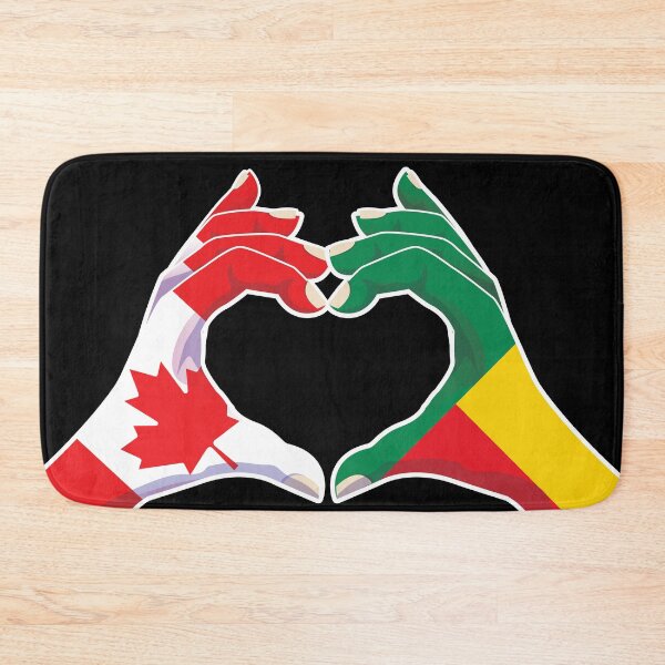 Item preview, Benin Beninese Canada Canadian Love Heart Peace designed and sold by FlagX.