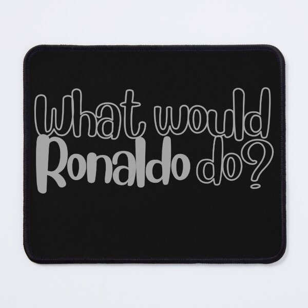 Item preview, What would Ronaldo do? Sticker Soccer Futbol Quote designed and sold by The-GOAT-Store.