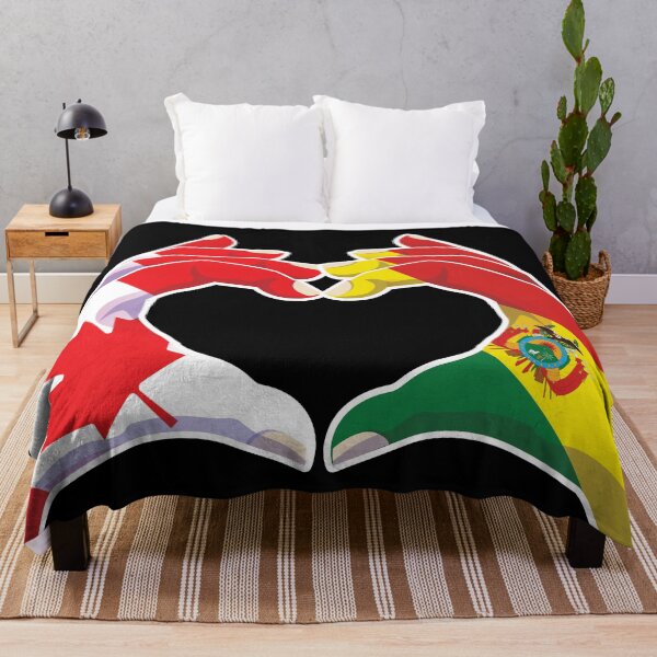 Item preview, Bolivia Bolivian Canadian Canada Love Heart Peace designed and sold by FlagX.