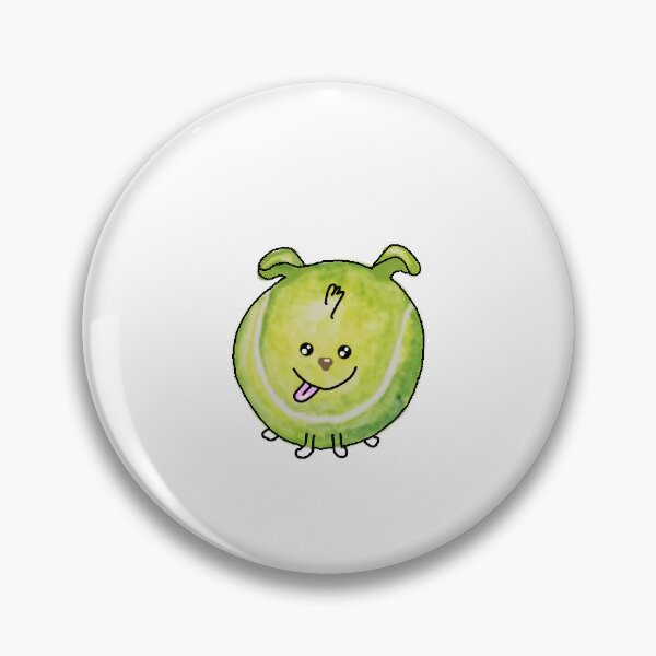 Item preview, Cartoony dog tennis ball designed and sold by abby8re.