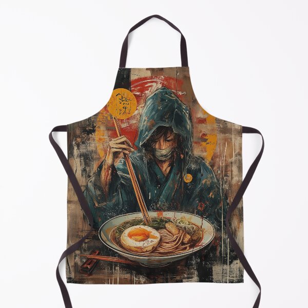 Item preview, Samurai Eating Ramen designed and sold by BLUEFOX05.